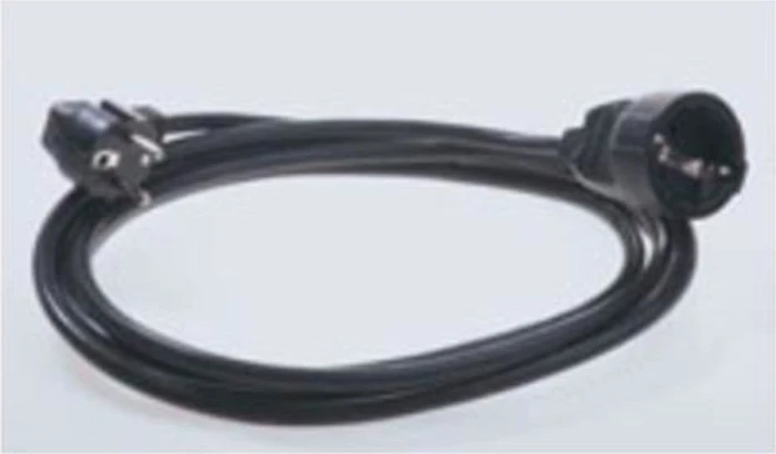 Bachmann Netzkabel Schuko-Verlängerung schwarz, 3m