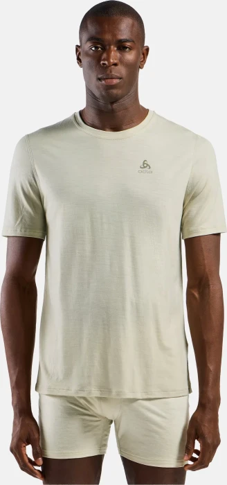 Odlo Natural Merino 160 Baselayer Funktionsshirt kurzarm agate gray (Herren)
