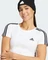 adidas Essentials 3-Streifen T-Shirt kurzarm weiß (Damen) Vorschaubild