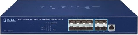 Planet XGS-6311 Rackmount 10G Managed Switch, 12x SFP+