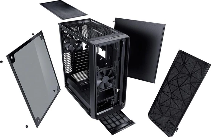 Fractal Design Meshify C Dark, Glasfenster