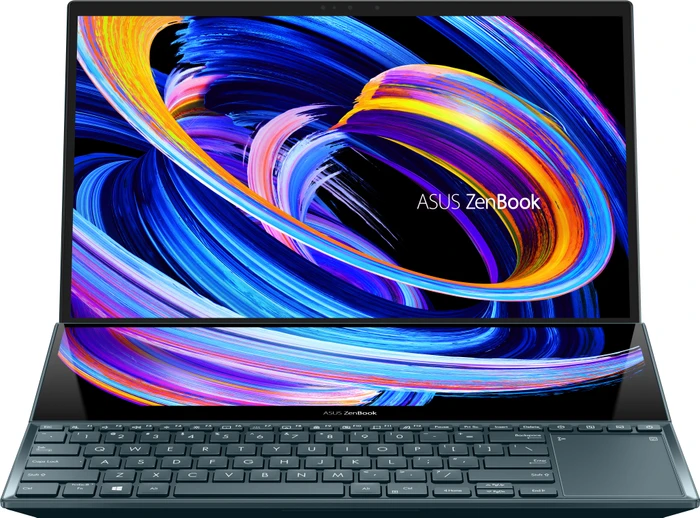 ASUS ZenBook Pro Duo 15 OLED UX582ZW-H2004X, Celestial Blue, Core i9-12900H, 32GB RAM, 1TB SSD, GeForce RTX 3070 Ti, DE