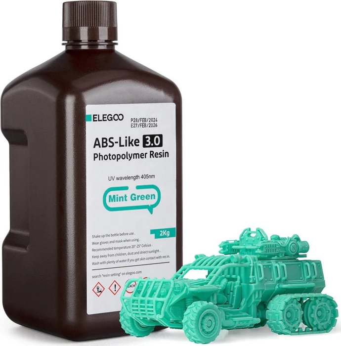 Elegoo ABS-like Resin V3.0 Mint Green, 2.00kg