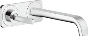 Hansgrohe Axor Citterio E Waschbeckenarmatur mit Platte chrom