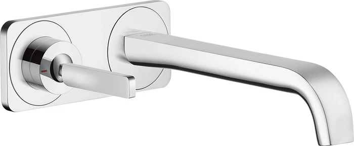 Hansgrohe Axor Citterio E Waschbeckenarmatur mit Platte chrom