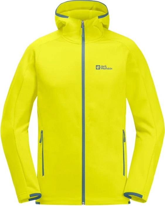 Jack Wolfskin Alpgrat Hooded FZ Jacke firefly (Herren)