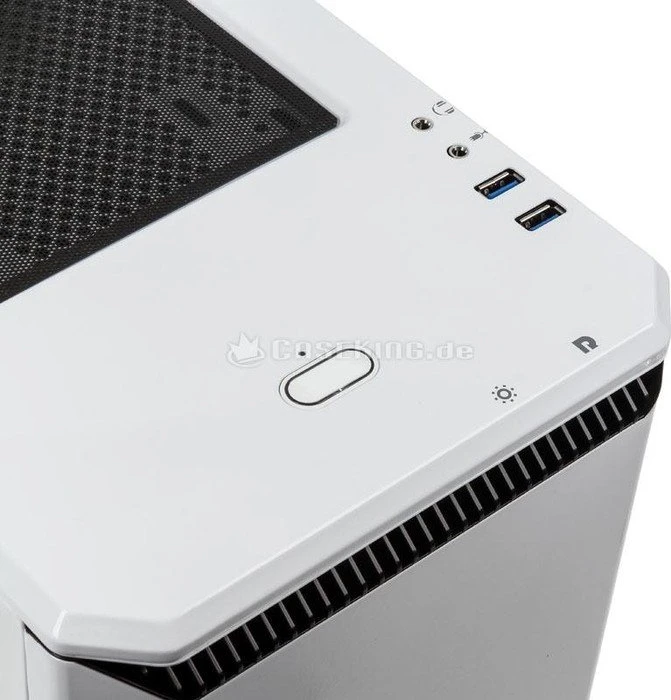 Phanteks Eclipse P400 Tempered Glass Edition weiß, Glasfenster