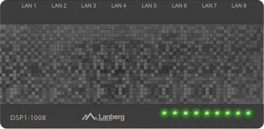 Lanberg DSP1 Desktop Gigabit Switch, 8x RJ-45