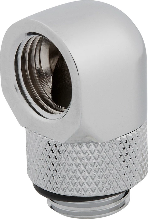 Corsair Hydro X Series XF Hardline, Winkeladapter 90° G1/4", chrome, 2er-Pack