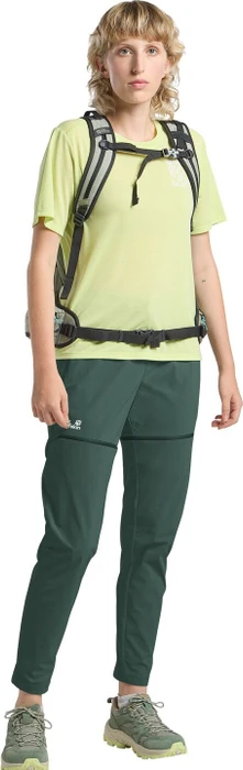 Jack Wolfskin Hikeout Zip-Off Hose lang sago palm (Damen)