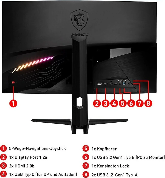 MSI Optix MAG322CQR, 31.5"