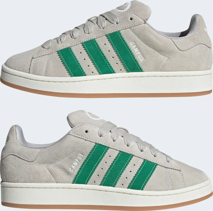 adidas Campus 00s grey one/green/off white