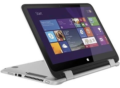 HP Pavilion x360 13-a051ng, Natural Silver, A8-6410, 4GB RAM, 500GB HDD, DE