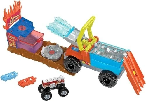 Mattel Hot Wheels Monster Trucks Arena World - 5-Alarm-Rettungsaktion