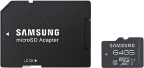 Samsung PRO R70/W20 64GB Kit, UHS-I, Class 10