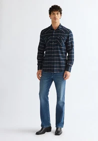 Wrangler Regular Western Hemd langarm sapphire rose (Herren)