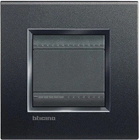 Bticino Livinglight Abdeckrahmen 1-fach, anthrazit