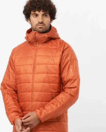 Salomon Outline Hooded Funktionsjacke baked clay (Herren)