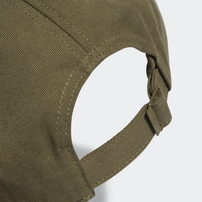 adidas 3-Streifen Cotton Twill Baseball Kappe olive strata/white