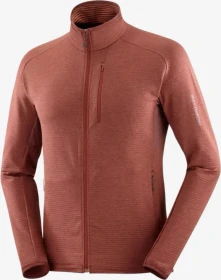 Salomon Essential Lightwarm Jacke rum raisin (Herren)