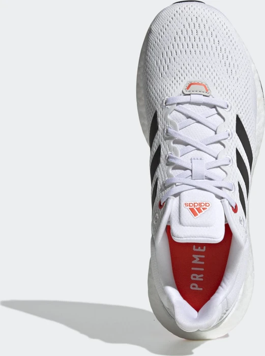 adidas Pureboost 21 cloud white/core black/solar red (Herren)