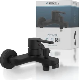 Schütte Denver Wannenarmatur schwarz matt