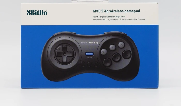 8BitDo M30 2.4G Gamepad schwarz (Mega Drive)
