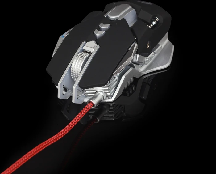 Gembird Gaming Mouse 05 schwarz/silber, USB