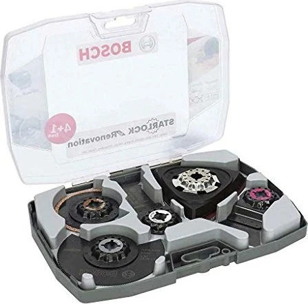 Bosch Professional Best of Renovation Zubehörset für Multifunktionswerkzeug inkl. Werkzeugbox, 5-tlg.