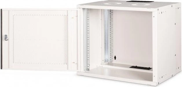 Digitus Professional SoHo Pro Line 19" Wandgehäuse 9HE, unmontiert, Stahltür, IP20, RAL 7035, 400mm tief