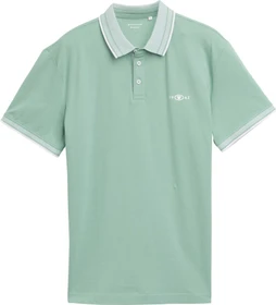 Tom Tailor Piqué mit Stretch Poloshirt kurzarm dust green (Herren)