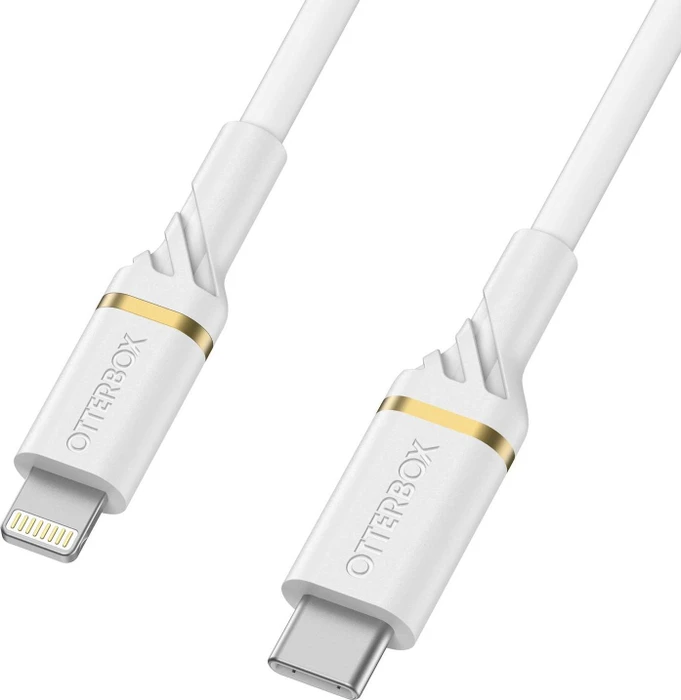 OTTERBOX USB-C auf Lightning Standard fastcharge Kabel 1 m, weiß