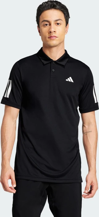 adidas Club 3-Streifen Tennis Poloshirt kurzarm schwarz (Herren)