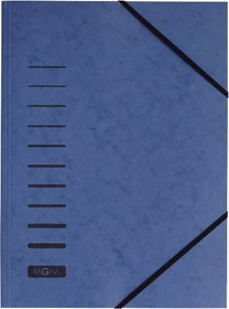 Pagna Sammelmappe mit Gummizug, A4, blau