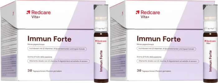 Redcare Immun Forte Trinkampullen + Kapseln Kombipackung, 60 Stück (2x 30 Stück)