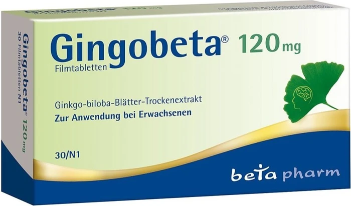 betapharm Gingobeta 120mg Filmtabletten, 30 Stück