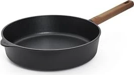 Woll Eco Logic QXR Guss-Viereckpfanne Induktion mit Holzgriff 28x28cm