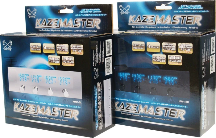Scythe Kaze Master schwarz, 5.25" Lüftersteuerung 4-Kanal