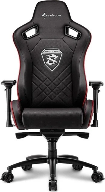 Sharkoon Skiller SGS4 Gamingstuhl, schwarz/rot