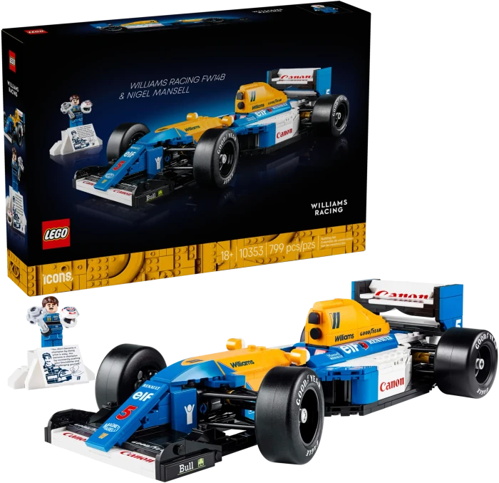 LEGO Icons - Williams Racing FW14B & Nigel Mansell