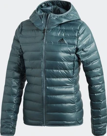 adidas Varilite Hooded Down Funktionsjacke raw green (Damen)