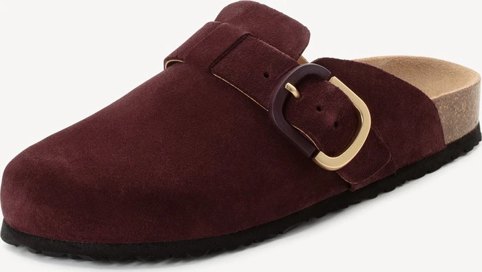 Tamaris Lederpantolette rot (Damen)