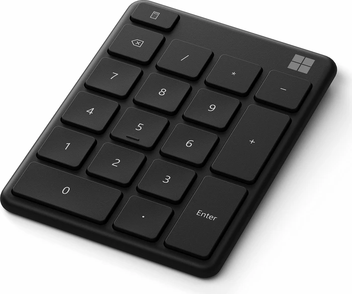 Microsoft Wireless Number Pad, Mattschwarz, Bluetooth