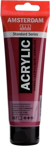 Royal Talens Amsterdam Standard Series Acrylfarbe, permanentrotviolett, 120ml