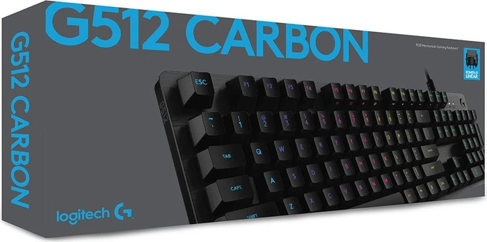 Logitech G512 Carbon, Romer-G Linear, USB, DE
