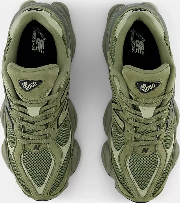 New Balance 9060 dark olivine/olivine/black