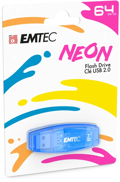 Emtec C410 Neon 64GB, USB-A, USB 2.0