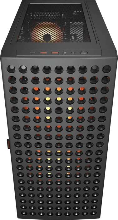 Cougar Airface ECO RGB, schwarz, Glasfenster