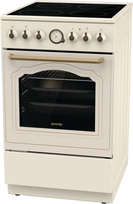 Gorenje GECS5B70CLI Elektroherd mit Glaskeramik-Kochfeld