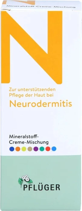 Mineralstoff-Creme-Mischung